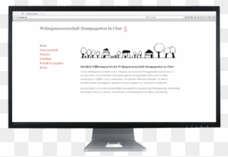 Wohngenossenschaft Stampagarten Chur - Computer Monitor Clipart