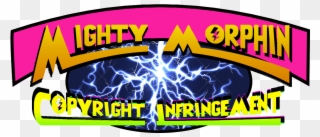 Mighty Morphin Copyright Infringement Clipart