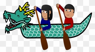 Drawing Chinese Dragon Boat Festival - Dragon Boat Clipart - Png Download