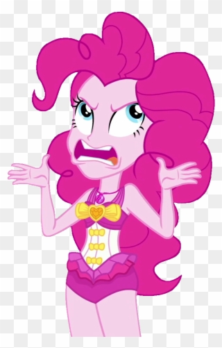 Vector Clothes Animated - Angry Mlp Pinkie Pie Clipart