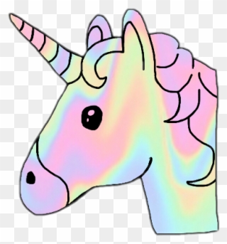 #cottoncandy #unicorn #emoji #unicornemoji @loveyasz - Unicorn Png Clipart