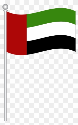 Flag Of Uae Flag Uae World Flags Png Image - Uae Flag Png Clipart