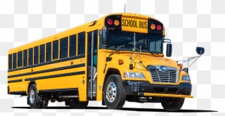 Blue Bird Vision School Bus Clipart