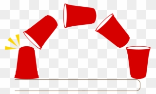 Flip The Glass - Red Solo Cup Flip Game Clipart