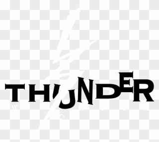 Thunder Black And White Logo Png Images - Thunder Clipart