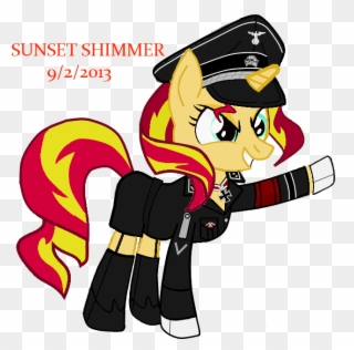 Ss Untersturmfuhrer Sunset Shimmer - My Little Pony Ss Clipart