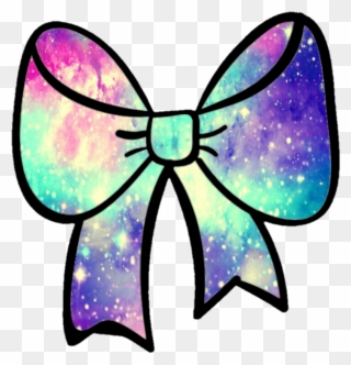 #bow #ribbon #galaxy #space #cute #sweet #girly #pink - Jojo Siwa Bow Svg Clipart