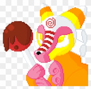 Candy Fox - Cartoon Clipart