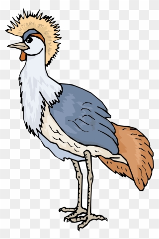 Crane Vector Animal - Flightless Bird Clipart