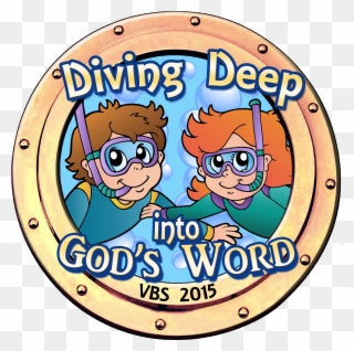 Our Theme For Vbs 2015 Was "diving Deep Into God's - Cartoon Clipart