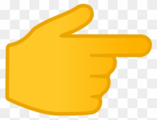 Hand Emoji Clipart Index Finger - Pointing Finger Emoji - Png Download