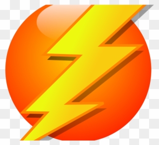 Electricity Clipart Transparent Background - Lightning Bolt Clipart - Png Download