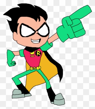 Robin From Teen Titans Go - Teen Titans Go Robin Png Clipart