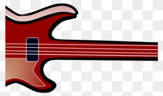 Bass Guitar Clipart Gutar - Electric Guitar Clip Art - Png Download