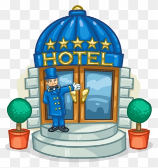 Five Star Hotel - Five Star Hotel Cartoon Clipart