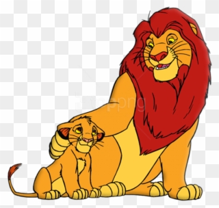 Free Png Download King Lion And Simba Clipart Png Photo - Lion And Cub Clipart Transparent Png