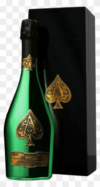 Ace Of Spades Champagne Png Transparent Background - Armand De Brignac Green Ace Of Spades Brut Clipart