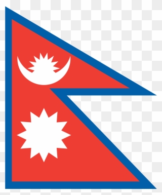 Clip Art Nepal Svg - Flag Of Nepal - Png Download