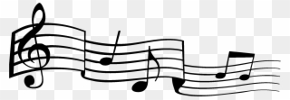 Staff - Music Notes With No Background Clipart