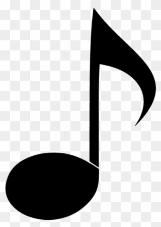 Note De Musique - Eighth Note Clipart - Png Download