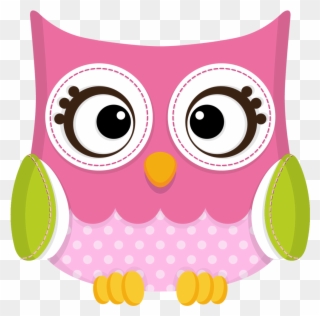 P's School Mascot Is The Owl - Girl Owl Clip Art - Png Download