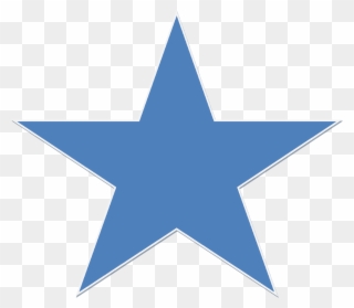 Blue 5 Point Star Clipart