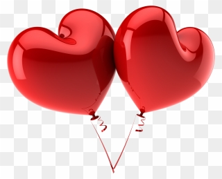 Clip Art Royalty Free Floating Hearts Clipart - Heart Balloon Png Transparent Png