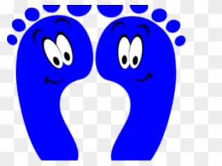 Happy Feet Clipart Kid Foot - Cartoon Feet Clip Art - Png Download