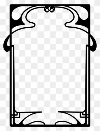 If You Use My Stock, Please Credit Tigers-stock And - Art Nouveau Border Png Clipart