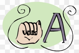 At This Presentation, Caregivers Will Learn The Basics - Asl Clipart - Png Download