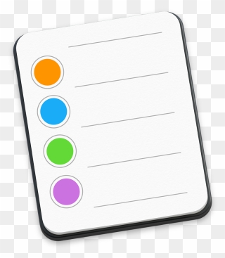 Icon Reminder - Mac Reminders App Clipart
