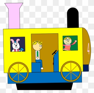 Jolly Roger Clipart Beach Theme - Charlie And Lola Train - Png Download