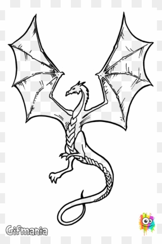 Collection Of Free Download On Ubisafe Drago - Dragon Small Flying Drawing Clipart