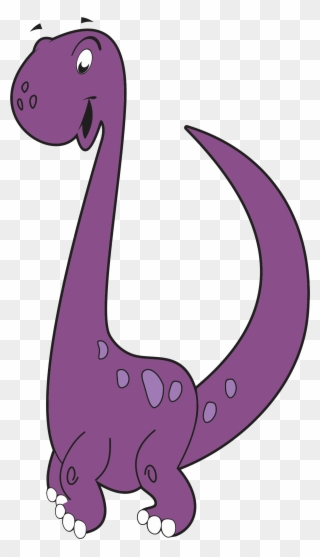Picture Black And White Big Image Png - Purple Dinosaur Clipart