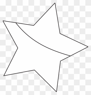 Star Clip Art A Star Outline Clipart - Flag - Png Download