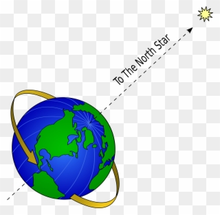 Big Image - Earth And North Star Clipart