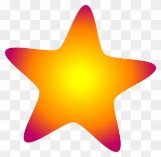Glow Clipart Star Shape - Clip Art Of Star - Png Download
