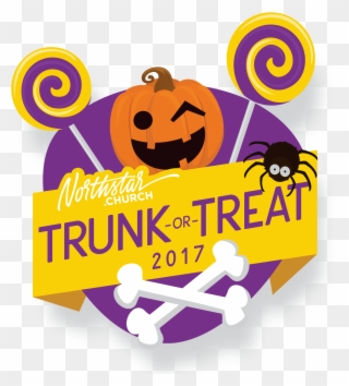 Trunk Or Treat 2017 Logo 2x Happy Halloween Pumpkin T Shirts Clipart 465577 Pinclipart - roblox trick or treat basket