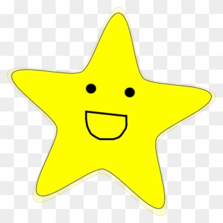 Graphic Transparent Happy Star Clip Art At Clker Com - Animated Stars With Black Background - Png Download