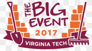 Gap Volunteering With Vt Big Event - Big Event 2017 Virginia Tech Clipart
