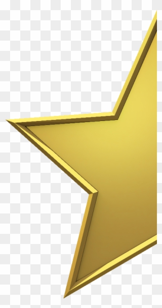 Gold Star - 3d Gold Star Png Clipart