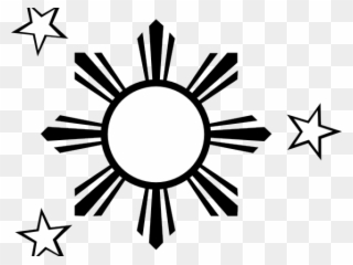 Drawn Stars Philippine Flag - Philippine Sun Icon Png Clipart