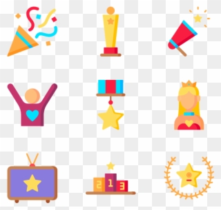 Star Icons - Recognition Icon Png Clipart