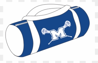 Mandeville Lacrosse White/royal - Illustration Clipart