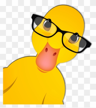 Duckling Clipart Yellow Thing - Office Duck - Png Download