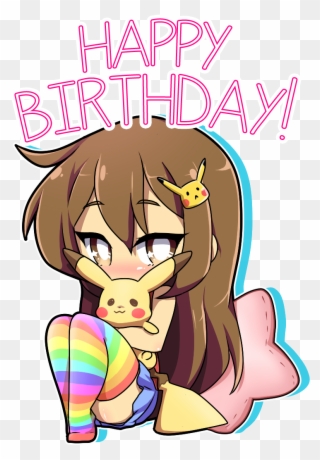 Happy Birthday Babydoll Dreachu Don't Forget To Support - Portable Network Graphics Clipart