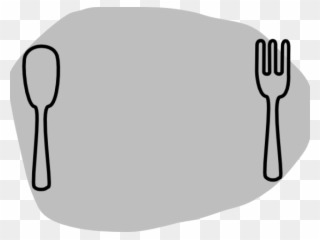 Cutlery Clipart Thanksgiving Dinner Plate - Transparent Plate Clip Art - Png Download