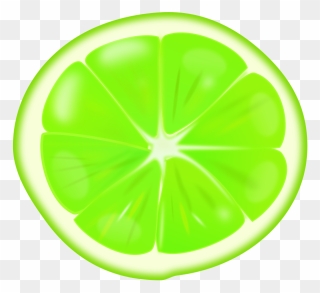 Lemon-lime Drink Orange Juice Key Lime Pie - Clip Art Lime - Png Download