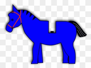 Blue Horse Cliparts - Lego - Png Download