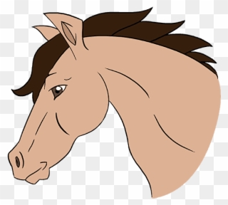 Horse Head Cartoon - Cartoon Horse Head Drawing Clipart